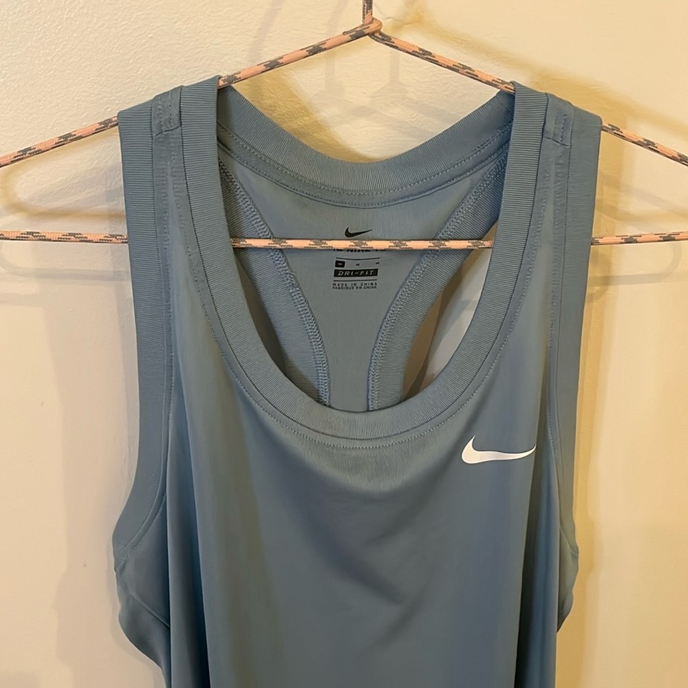 Nike racerback tank top size M in worn blue